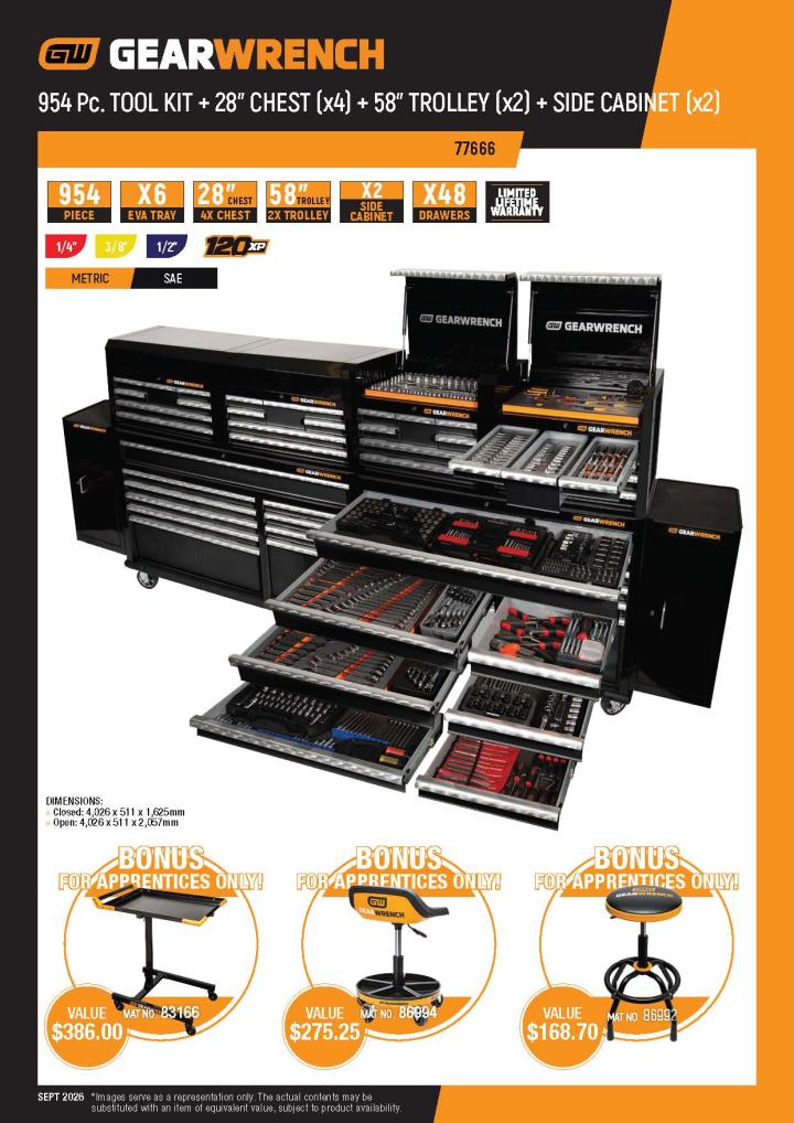 77666 Set Contents