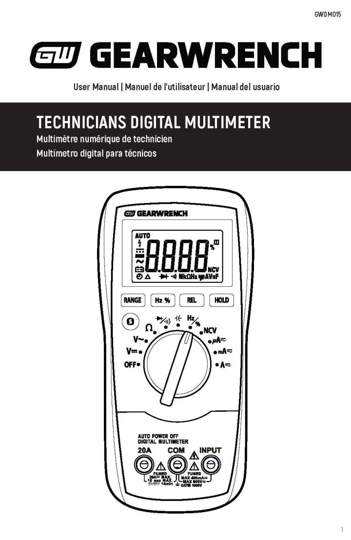GWDM015 Manual