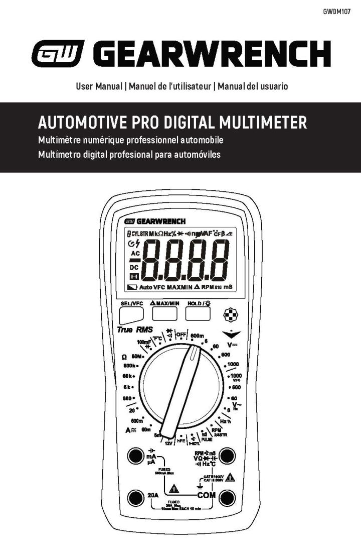 GWDM107 Manual
