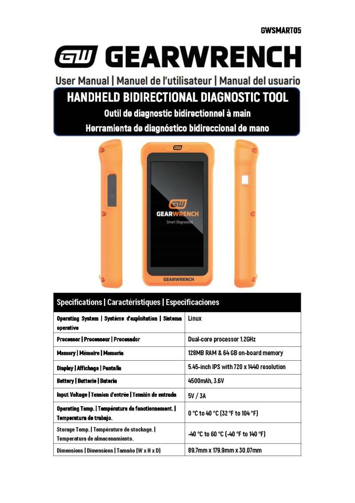 GWSMART05AU Manual