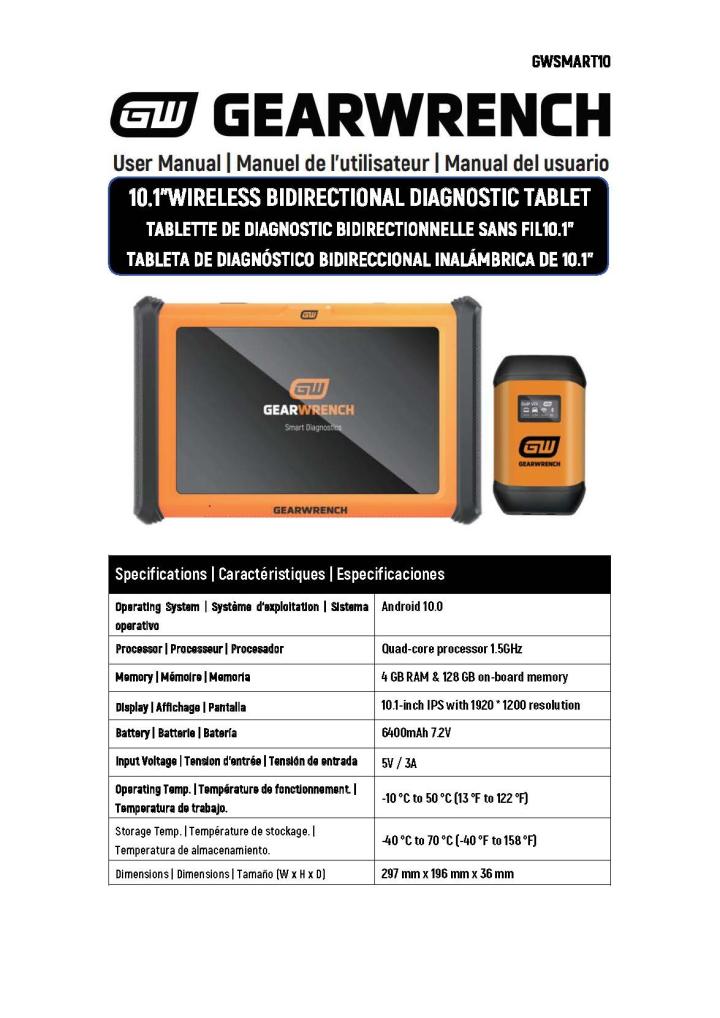 GWSMART1AU Manual
