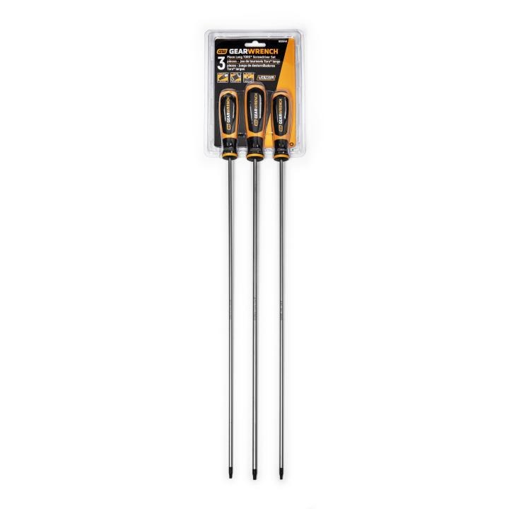Image of 3 Pc. Long Torx® Dual Material Screwdriver Set - GW