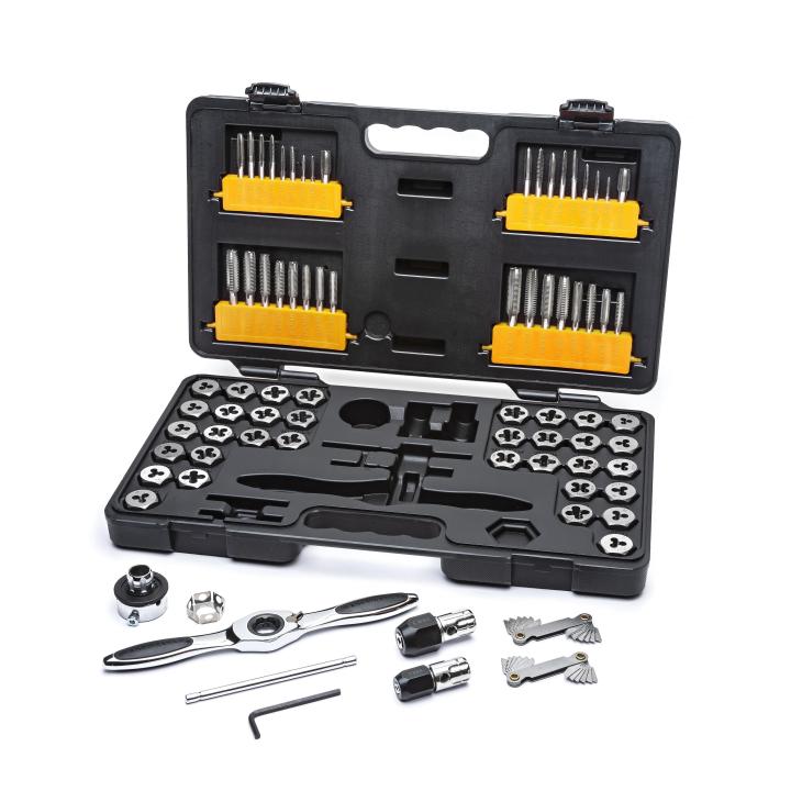 Image of 77 Pc. Metric/SAE Ratcheting Tap and Die Set - GearWrench