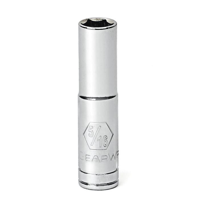 Image of 1/4" Drive 6 Point Deep Length Sockets - GearWrench