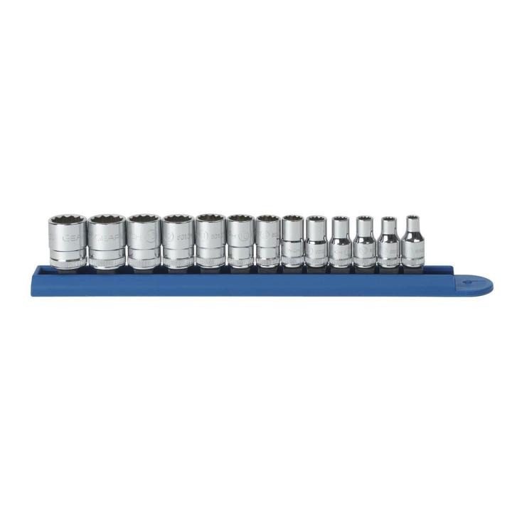 Image of 13 Pc. 1/4" Drive 12 Point Metric Standard Socket Set - GearWrench