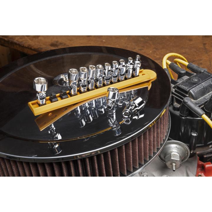 Image of 12 Pc. 1/4" Drive 6 Point Metric Flex Socket Set - GW