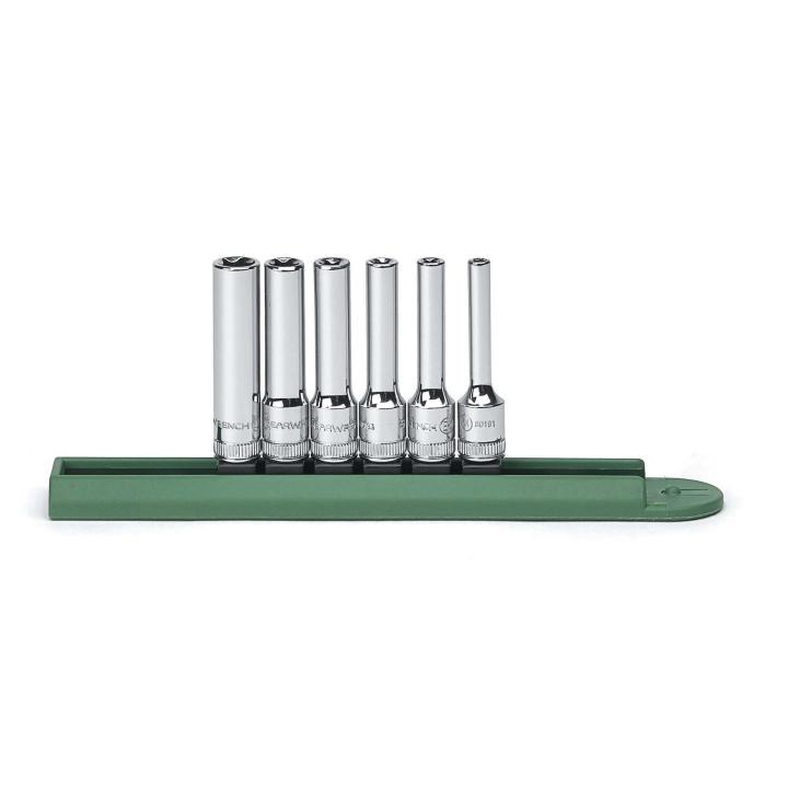Image of 6 Pc. 1/4" Drive External Torx® Deep Socket Set - GearWrench