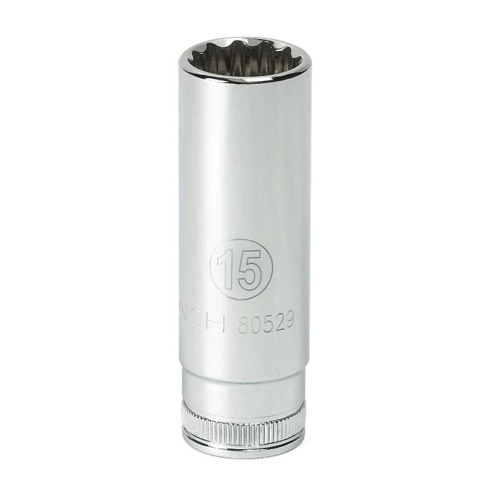Image of 3/8" Drive 12 Point Deep Length Sockets - GearWrench