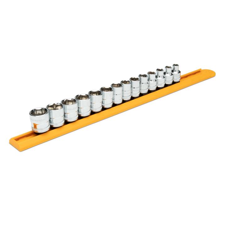 Image of 14 Pc. 3/8" Drive 6 Point Metric Standard Length Socket Set - GW
