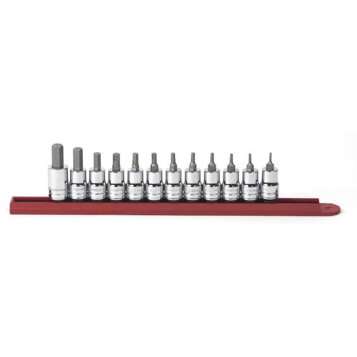 Image of 12 Pc. 3/8" Drive SAE Hex Bit Socket Set - GearWrench