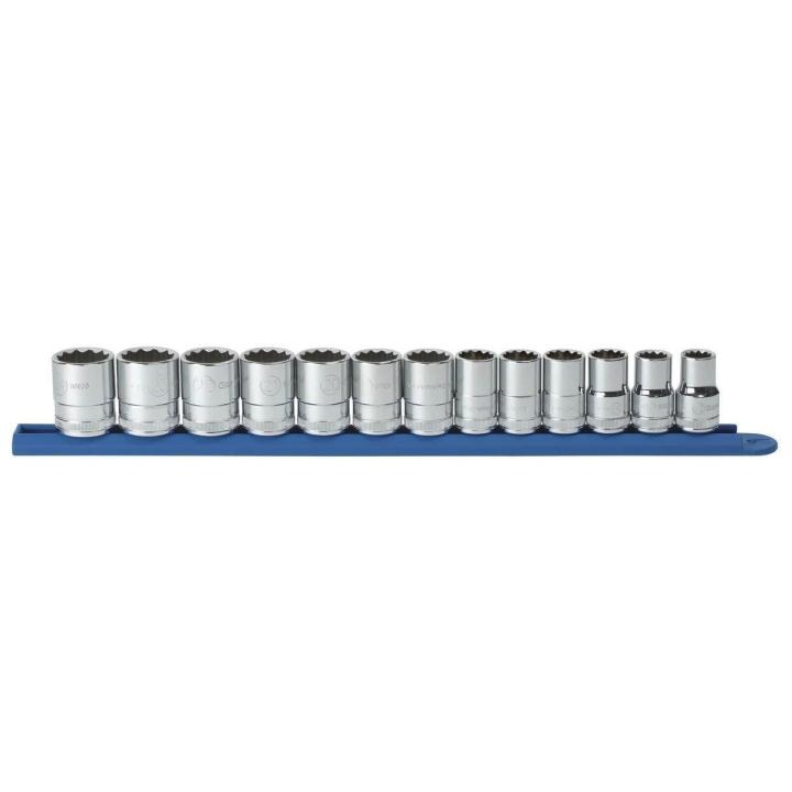 Image of 13 Pc. 1/2" Drive 12 Point Metric Socket Set - GearWrench