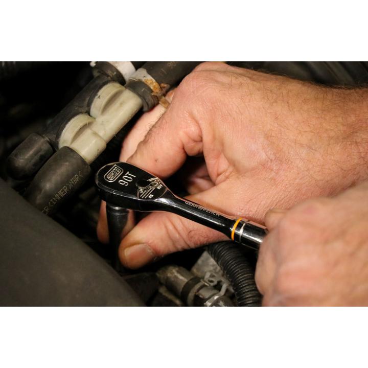 Image of 1/4" Drive 90-Tooth Teardrop Ratchet - GW