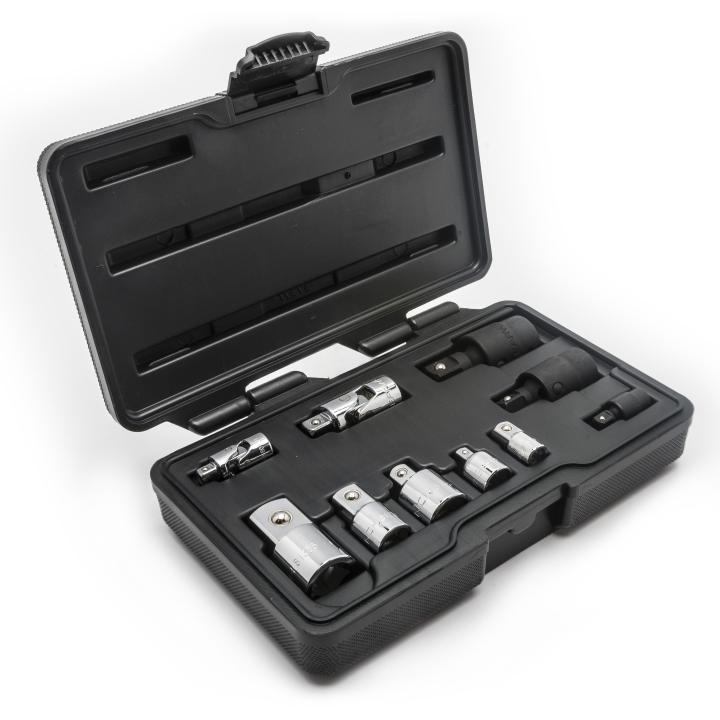 Image of 10 Pc. 1/4", 3/8", and 1/2" Drive Universal Adapter Set - GW