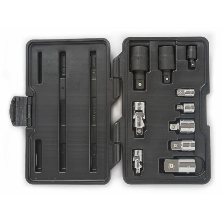 Image of 10 Pc. 1/4", 3/8", and 1/2" Drive Universal Adapter Set - GW