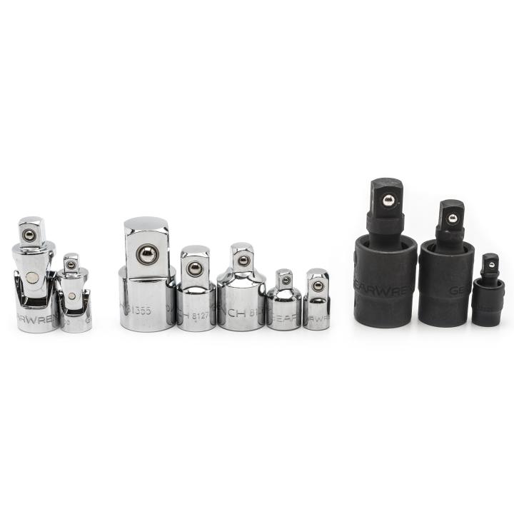Image of 10 Pc. 1/4", 3/8", and 1/2" Drive Universal Adapter Set - GearWrench