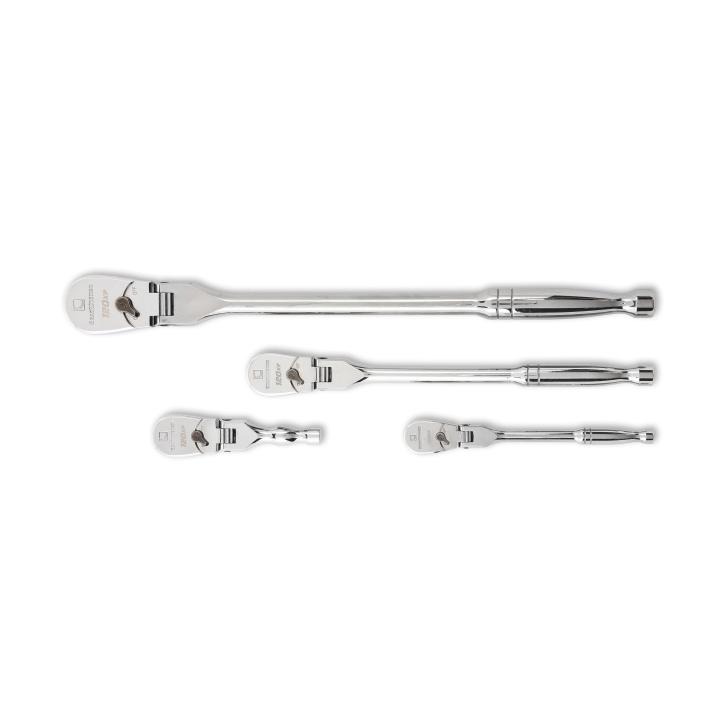 4 Pc. 1 4 3 8 1 2 Drive 120XP Flex Head Teardrop Ratchet