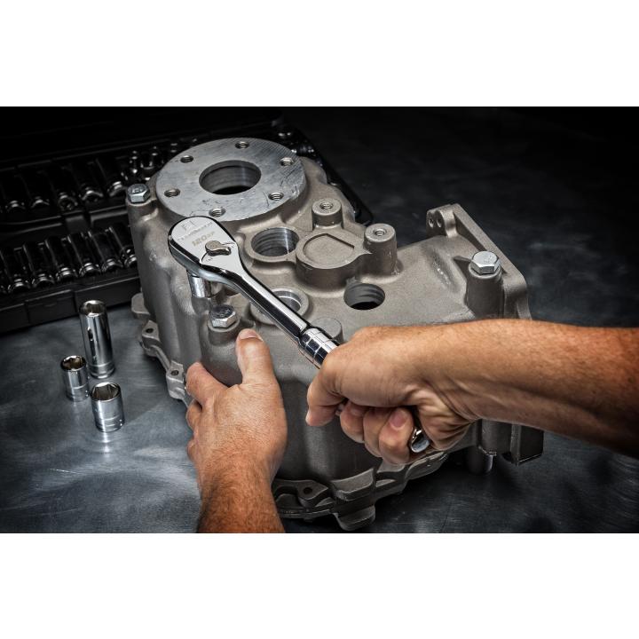 Image of 3 Pc. 1/4", 3/8" and 1/2" Drive 120XP™ Teardrop Ratchet Set - GW