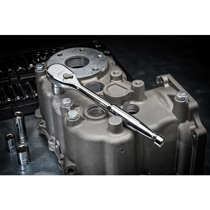 Image of 3 Pc. 1/4", 3/8" and 1/2" Drive 120XP™ Teardrop Ratchet Set - GW