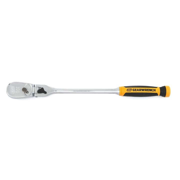 Image of 1/2" Drive 90-Tooth Dual Material Locking Flex Head Ratchet - GearWrench