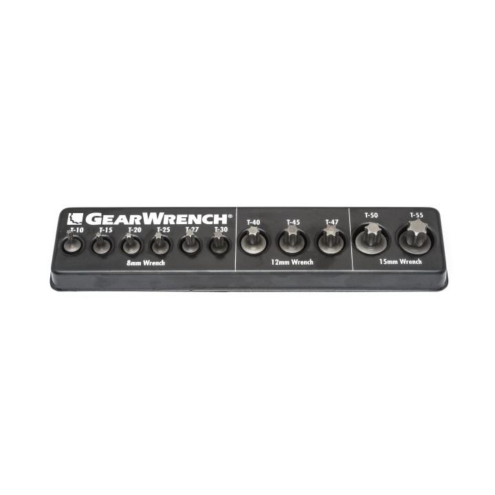 Image of 11 Pc. Torx Ratcheting Wrench Insert Bit Set - GearWrench