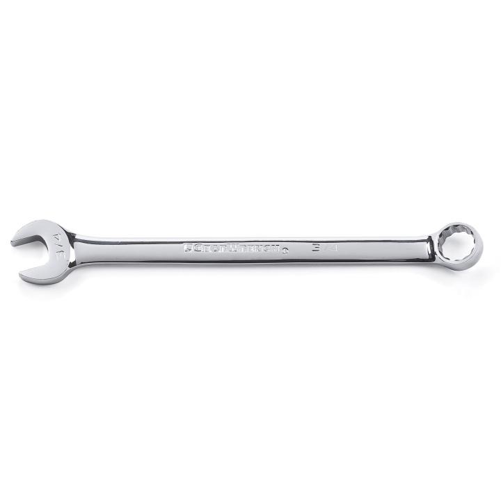 Image of 12 Point Long Pattern Full Polish Combination Wrenches - GearWrench