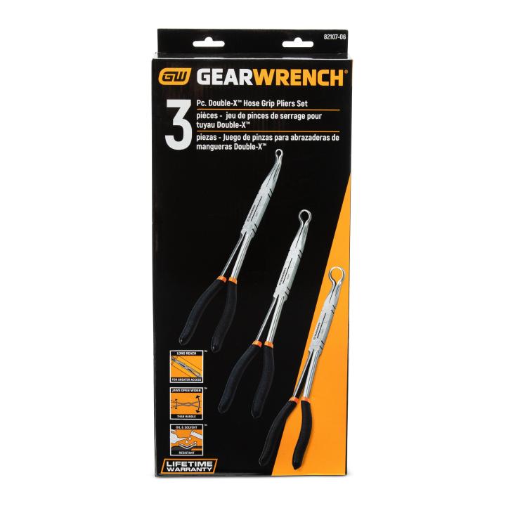 Image of 3 Pc.  Double-X™ Hose Grip Pliers Set - GW