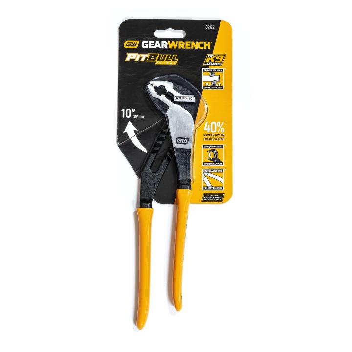 Image of PITBULL K9™ V-Jaw Dipped Handle Tongue and Groove Pliers - GW
