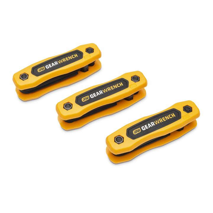 Image of 25-Key SAE/Metric/Torx® Key Fold-Up Set - GW
