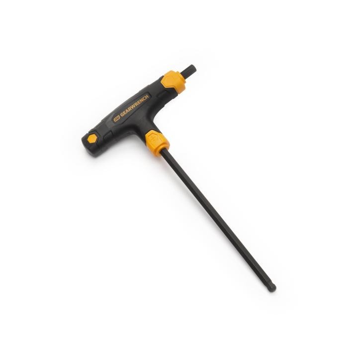 Image of 10-Key SAE Ball End T-Handle Hex Key Set - GW