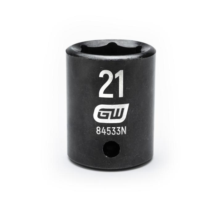Image of 1/2" Drive 6 Point Standard Impact Sockets - GearWrench