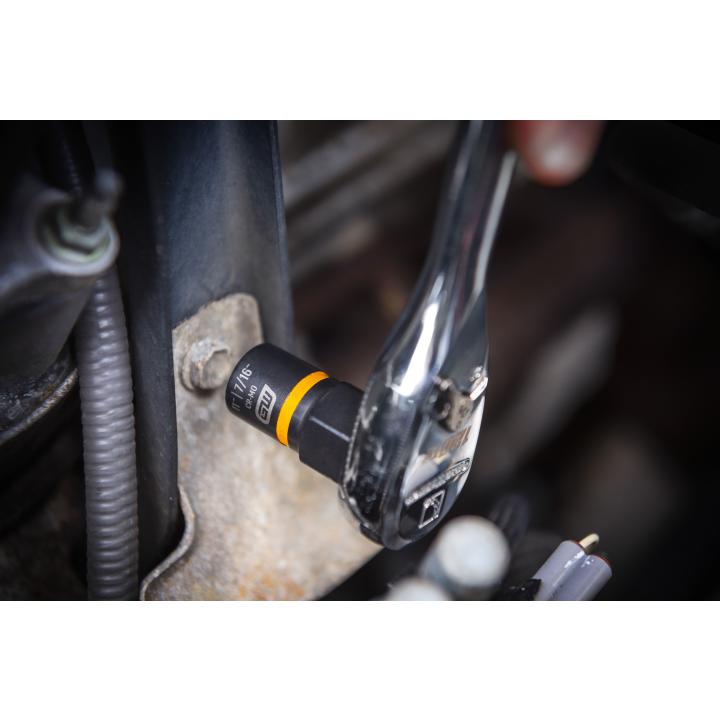 Image of 8 Pc. 1/4" and 3/8" Drive Bolt Biter™ Extraction Socket Set - GW
