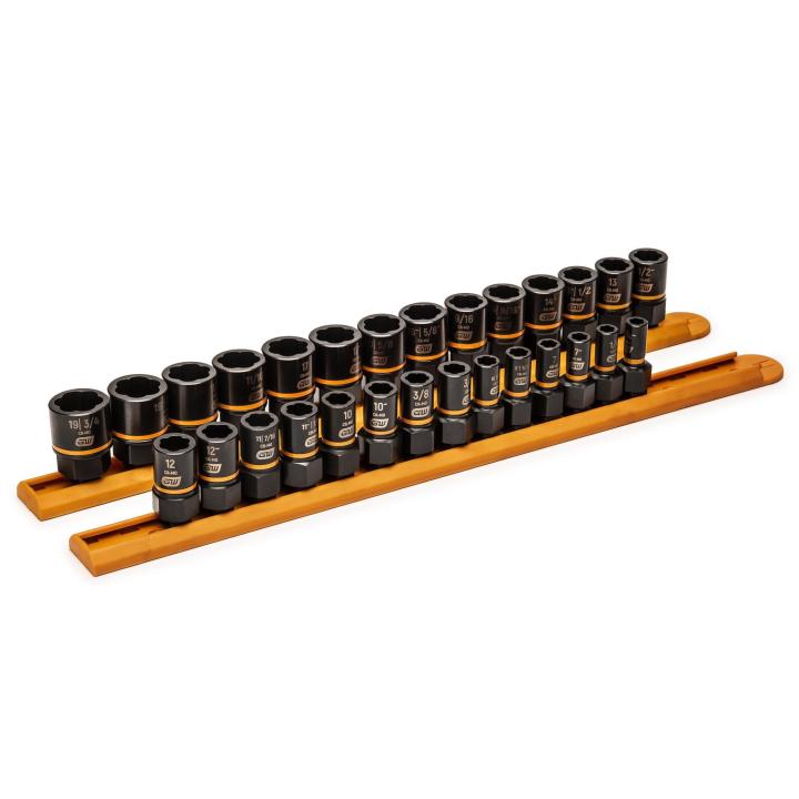 Image of 28 Pc. 1/4" & 3/8" Bolt Biter™ Extraction Socket Set - GW