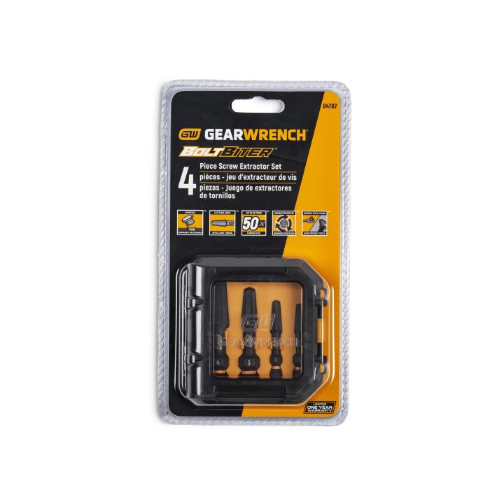 kokunon❣️ 4 Piece Bolt Biter™ Screw Extractor Set - Gearwrench