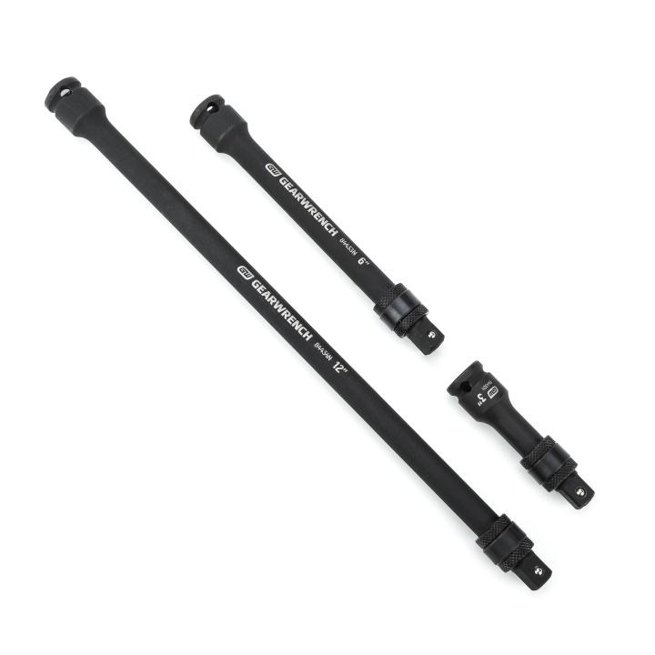 Image of 3 Pc. 3/8" Drive Impact Locking Extension Set - GearWrench