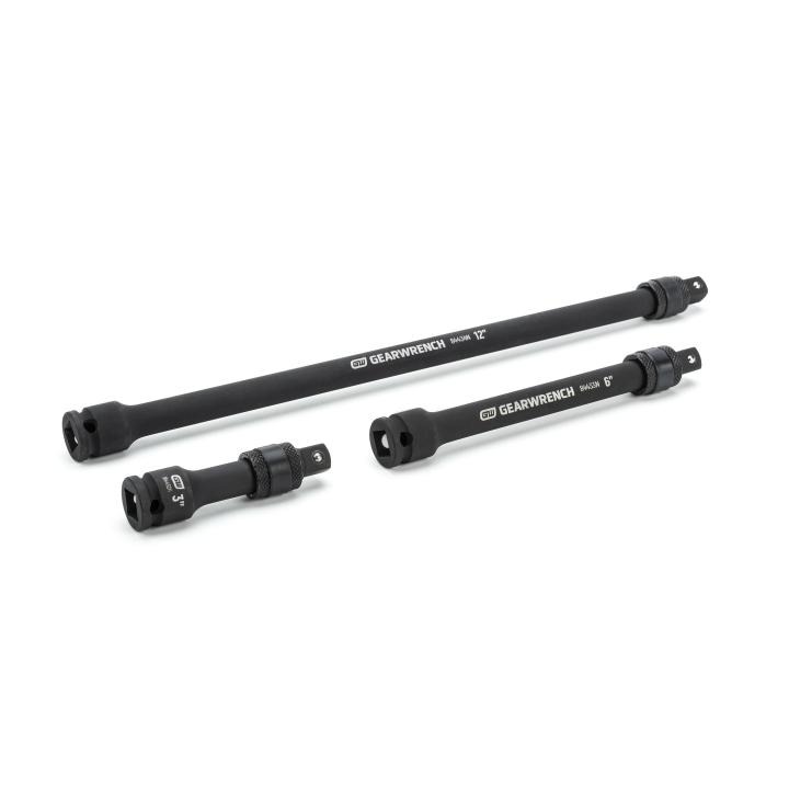Image of 3 Pc. 3/8" Drive Impact Locking Extension Set - GearWrench