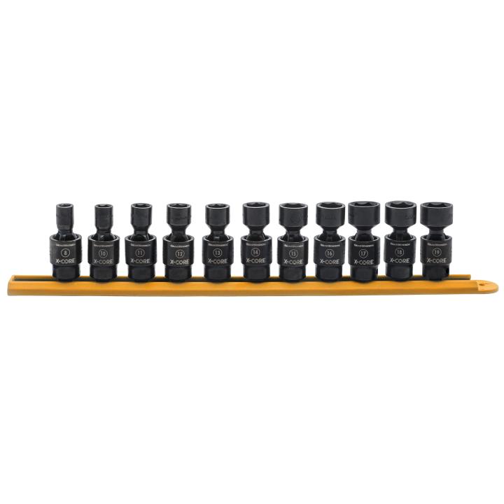 Image of 11 Pc. 3/8" Drive 6 Point Metric X-Core™ Impact Universal Socket Set - GearWrench