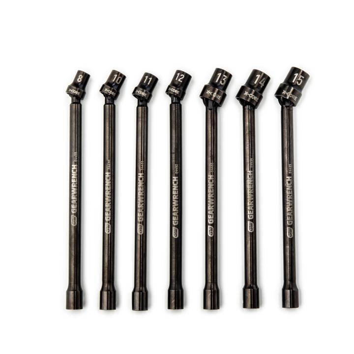 Image of 7 Pc. 3/8" Drive X-Core™ Universal Impact Socket Extension Set - GearWrench