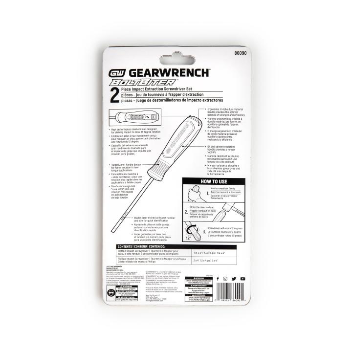 Image of 2 Pc. Bolt Biter™ Extraction Screwdriver Set - GW
