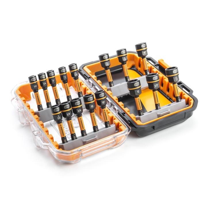 Image of 16 Pc. Bolt Biter™ Nut Extractor & Driver Set - GW