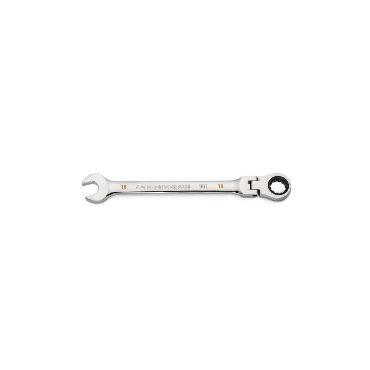 Image of 90-Tooth 12 Point Flex Combination Ratcheting Wrenches - GW