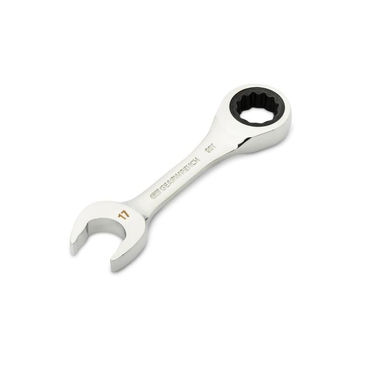 17mm 90 Tooth 12 Point Stubby Combination Ratcheting Wrench Gearwrench