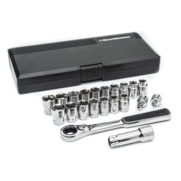 Image of 21 Pc. 3/8" Drive Metric Pass-Thru™ Set - GearWrench