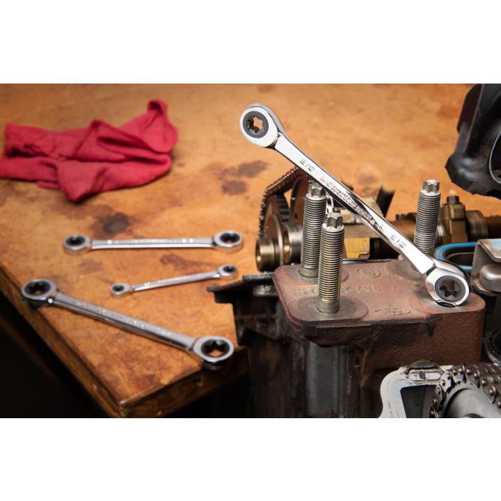 Image of 4 Pc. External Torx® Double Box Ratcheting Wrench Set - GW