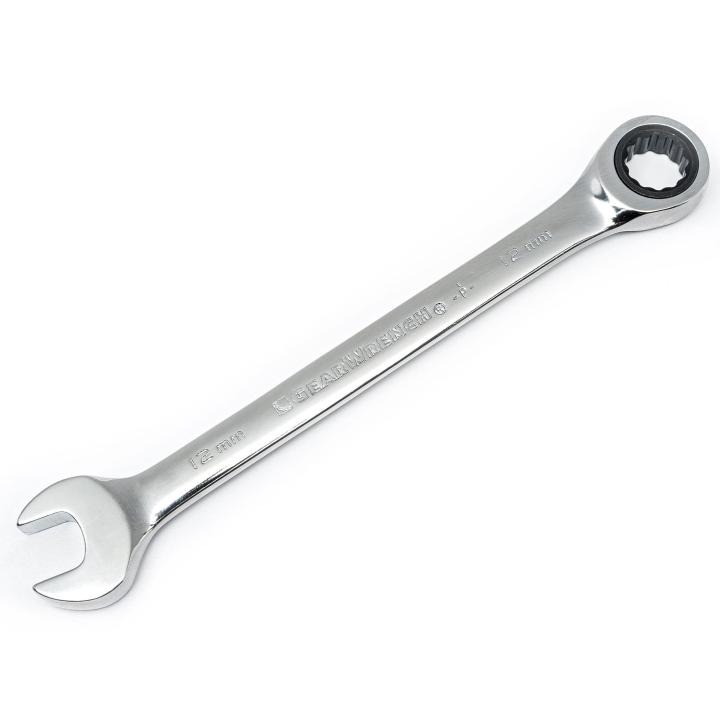 Image of 5 Pc. 72-Tooth 12 Point Metric Combination Ratcheting Wrench Set - GW