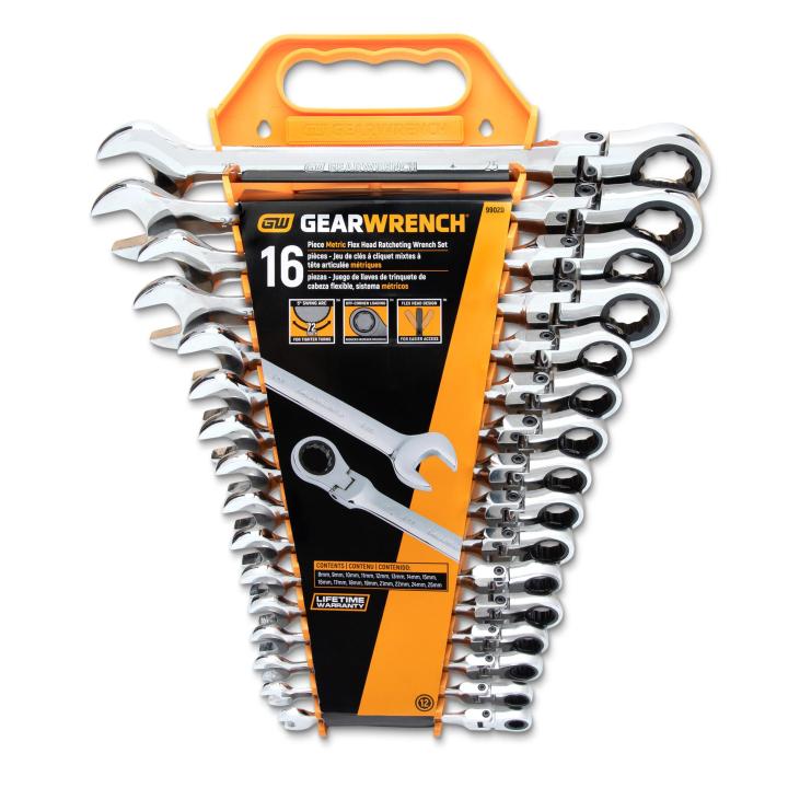 Gearwrench flex head ratcheting wrench set deals