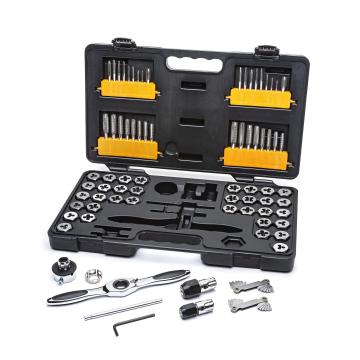 Image of 77 Pc. Metric/SAE Ratcheting Tap and Die Set - GearWrench