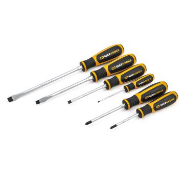 Image of 6 Pc. Combination Dual Material Screwdriver Set - GW