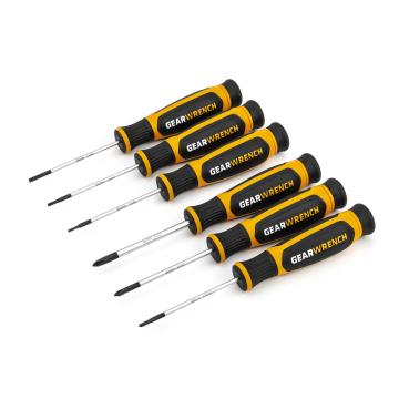Image of 6 Pc. Mini Dual Material Screwdriver Set - GW