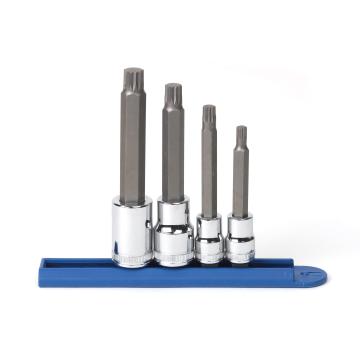 Image of 4 Pc. 3/8" and 1/2" Drive Triple Square Bit Socket Set - GearWrench