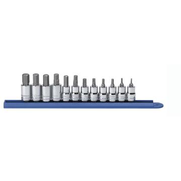 Image of 12 Pc. 3/8" Drive Metric Hex Bit Socket Set - GearWrench